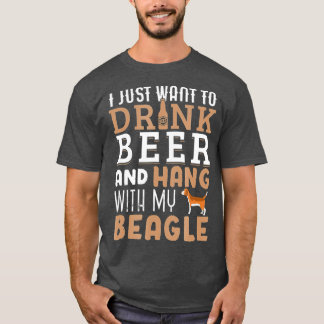 Beagle Dad  Funny Fathers Day Dog Lover Gift T-Shirt