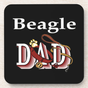 Beagle Dad Gifts Coaster