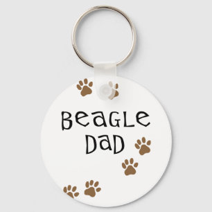 Beagle Dad Key Ring