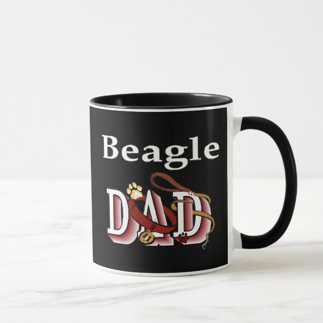 Beagle Dad Mug (Right)