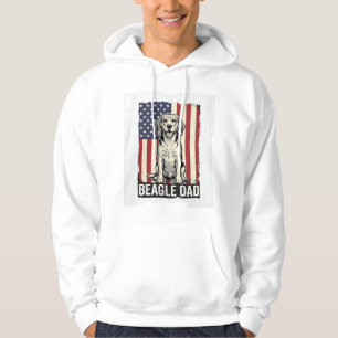 Beagle Dad Patriotic Vintage Dog Shirt Design_1