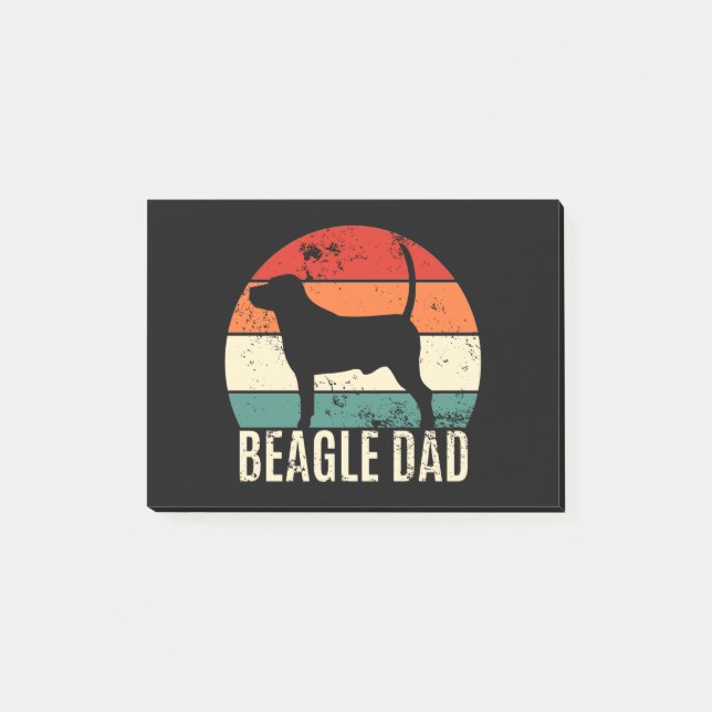 Beagle Dad Post-it Notes (Front)