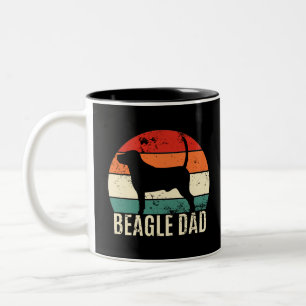 Beagle Dad Two-Tone Coffee Mug