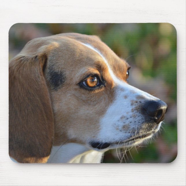Beagle Determination Mouse Mat (Front)