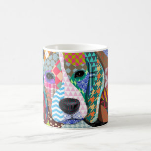 Beagle Dog 161 Multicolor Patterns Coffee Mug