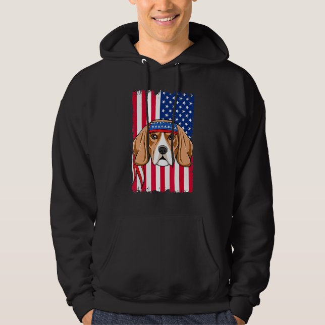 Beagle Dog 1 Hoodie (Front)