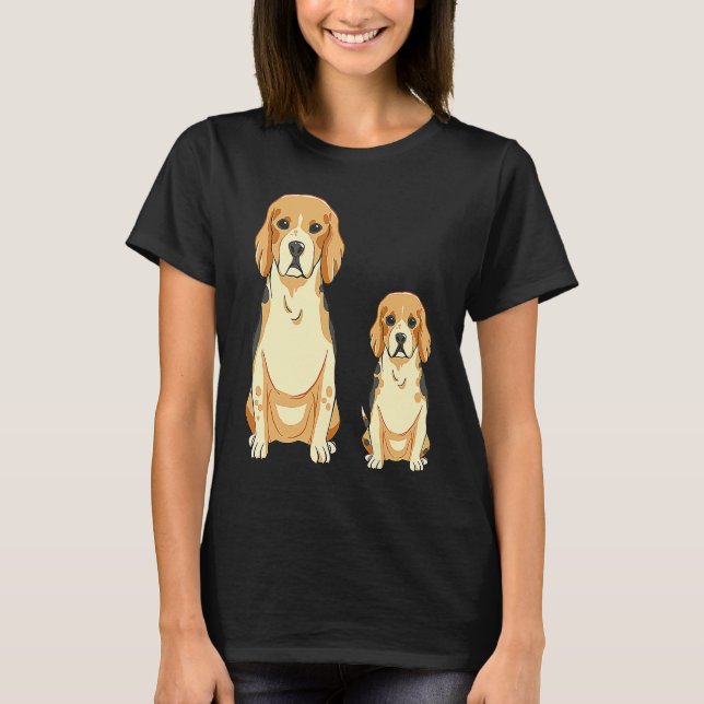 Beagle dog  1 T-Shirt (Front)
