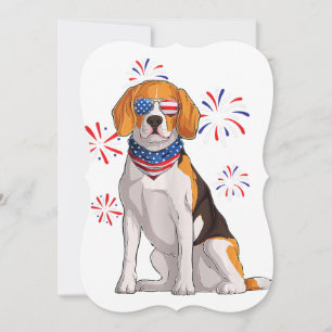 beagle dog american usa flag  men beagle lover