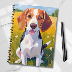 Beagle Dog Art Painting Notebook