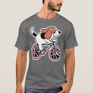 Beagle Dog Bicycle Dog Lover Puppy funny funny T-Shirt
