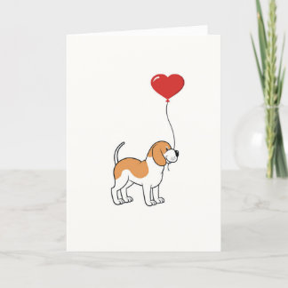 Beagle Dog Birthday Card