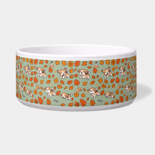 Beagle Dog Bowl Halloween Cute Kawaii Pet Feeding