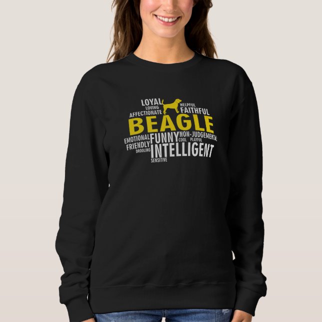 Beagle Dog Breed K 9 Characteristics Sweatshirt (Front)