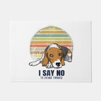 Beagle Dog Breed Premium  Doormat