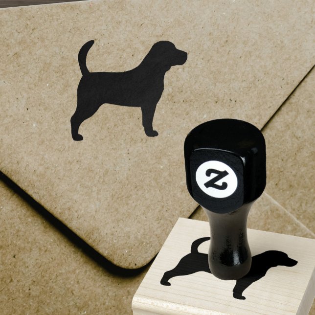 Beagle Dog Breed Silhouette Rubber Stamp (Creator Uploaded)