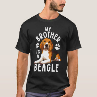 Beagle Dog Brother Son Daughter Pregnant Mum Dad F T-Shirt