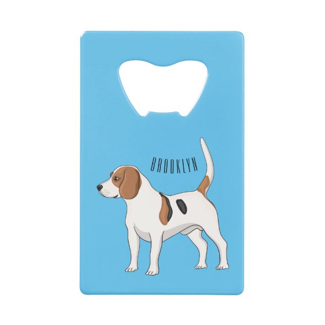 Beagle dog cartoon illustration  (Front)