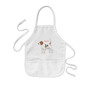 Beagle dog cartoon illustration kids apron