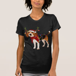 beagle dog christmas Classic T-Shirt