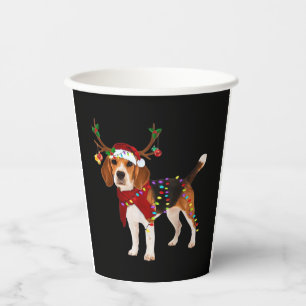 beagle dog christmas Classic T-Shirt Paper Cups