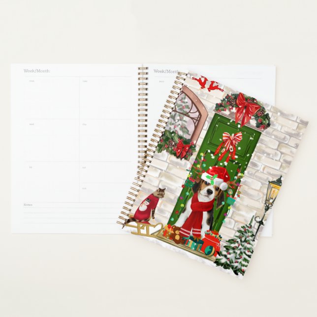 Beagle Dog Christmas  Planner (Display)