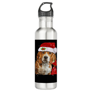 Beagle Dog Christmas T Shirt Christmas Dog Essenti 710 Ml Water Bottle