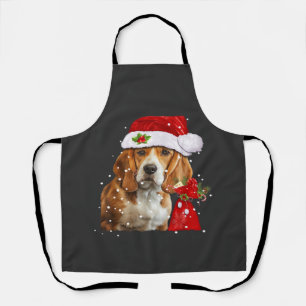 Beagle Dog Christmas T Shirt Christmas Dog Essenti Apron