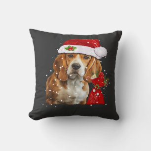 Beagle Dog Christmas T Shirt Christmas Dog Essenti Cushion