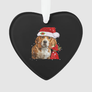 Beagle Dog Christmas T Shirt Christmas Dog Essenti Ornament