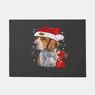 Beagle Dog Christmas T Shirt Dog Family Christmas  Doormat