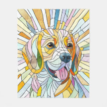Beagle dog - Colourful Mosaic art