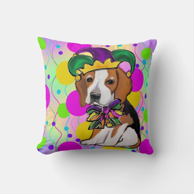 Beagle Dog Cushion (Front)