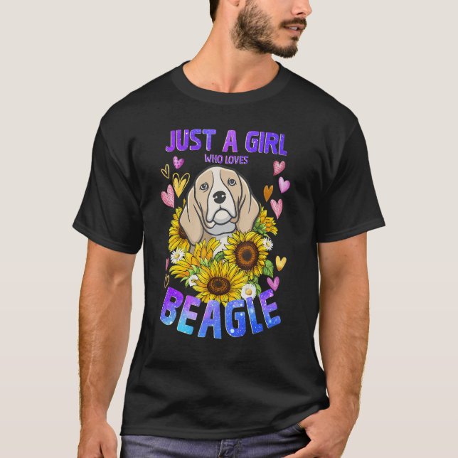 Beagle Dog   Cute Puppy Girl Woman T-Shirt (Front)