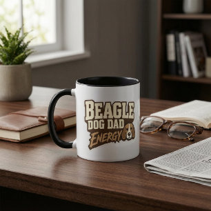 Beagle Dog Dad Energy Mug