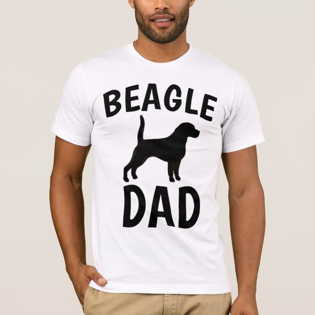 BEAGLE DOG DAD T-shirts (Front)