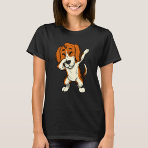 Beagle Dog Dogs Dabbing Beagle T-Shirt