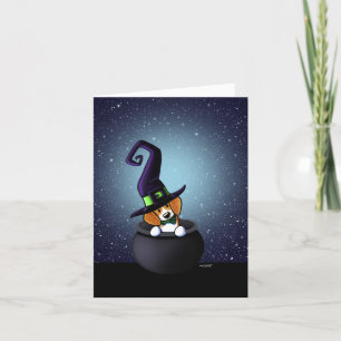 Beagle Dog Halloween Card