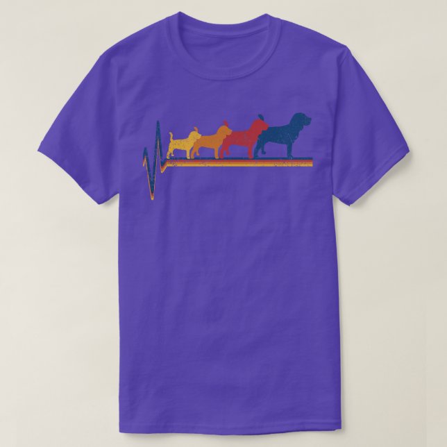 Beagle Dog Heartbeat T-Shirt (Design Front)