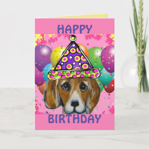 BEAGLE DOG HOLIDAY CARD