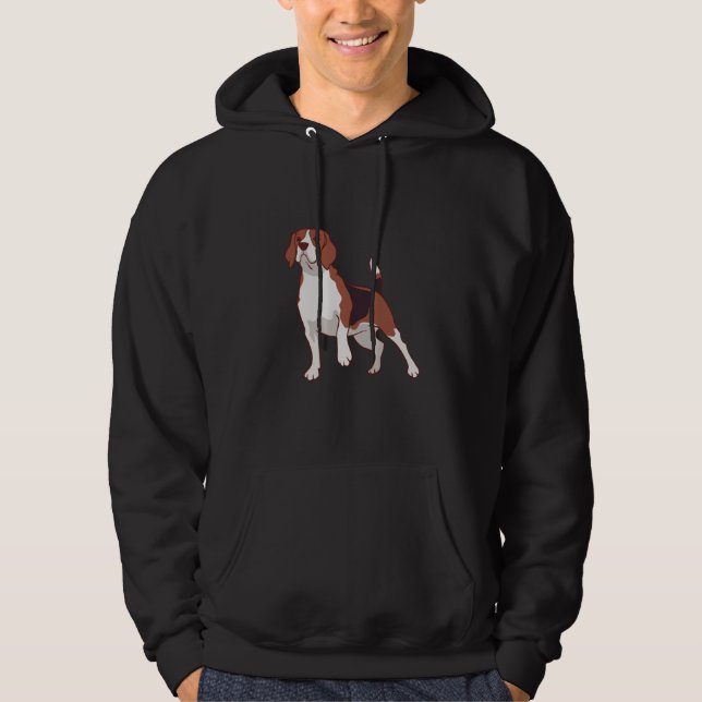 Beagle Dog Hoodie (Front)