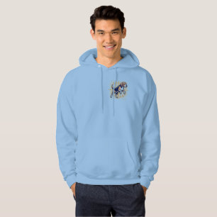 Beagle Dog Illustration - Energetic Power Graphic Hoodie