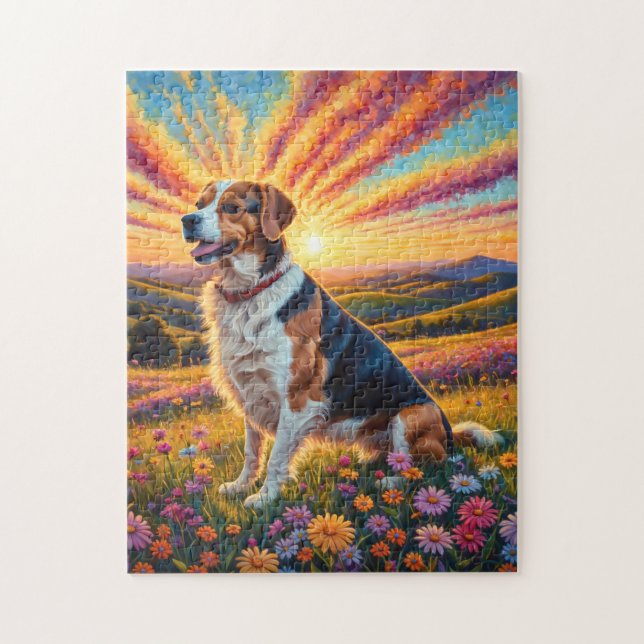 Beagle dog jigsaw puzzle (Vertical)