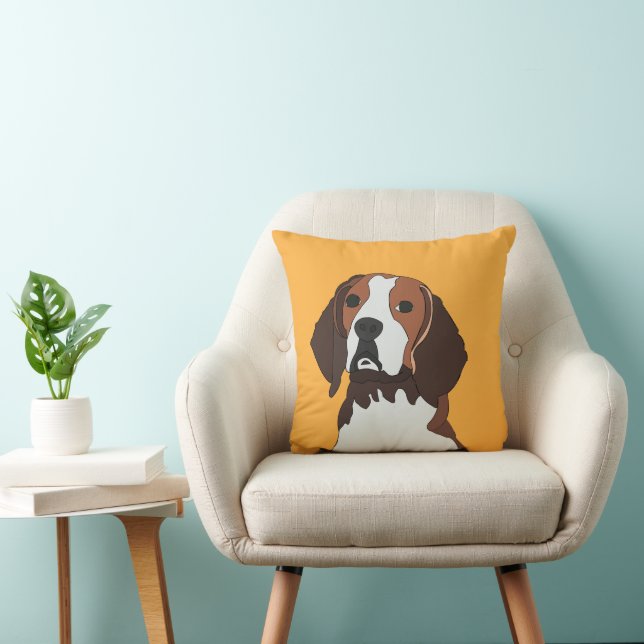 Beagle Dog Lover Beagle Cushion (Chair)