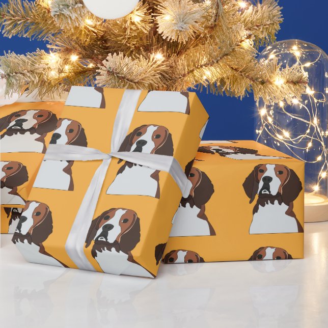 Beagle Dog Lover Beagle  Wrapping Paper (Holidays)