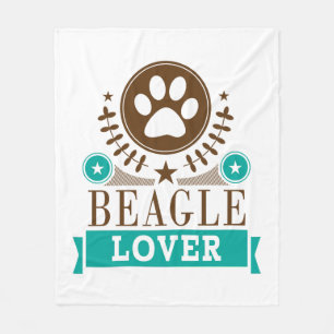 Beagle Dog Lover Fleece Blanket