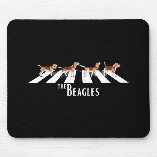  Beagle Dog Lover/ Funny Beagle  Mouse Mat (Front)
