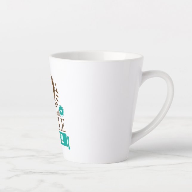 Beagle Dog Lover Latte Mug (Right)