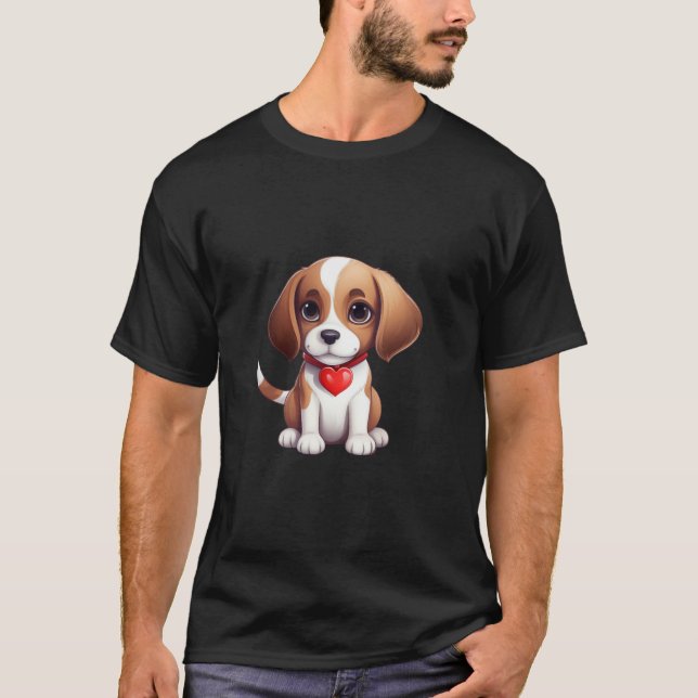 Beagle Dog Lover Mum Valentine s Day Long Sleeve T T-Shirt (Front)