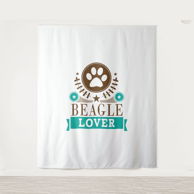 Beagle Dog Lover Tapestry (Front)