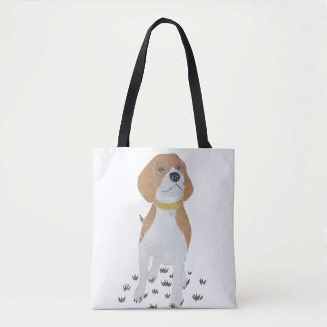 Beagle, Dog, Modern Tote Bag (Front)